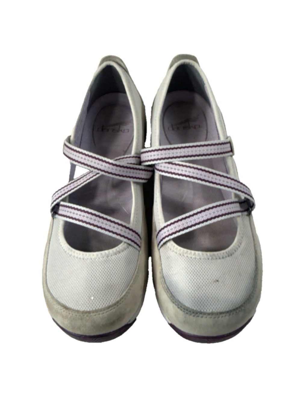 Dansko Maryjanes Women Size 39 US 9 Gray and Purple Comfort Sneaker/Shoe